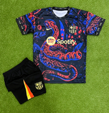 پیراهن شورت کانسپت طرح مار بارسلونا