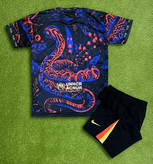 پیراهن شورت کانسپت طرح مار بارسلونا